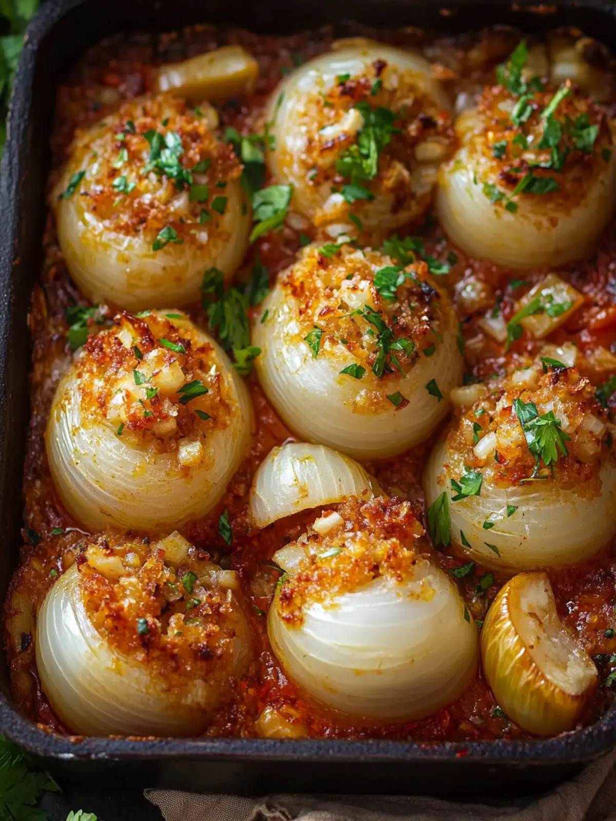 Middle Eastern Stuffed Onions