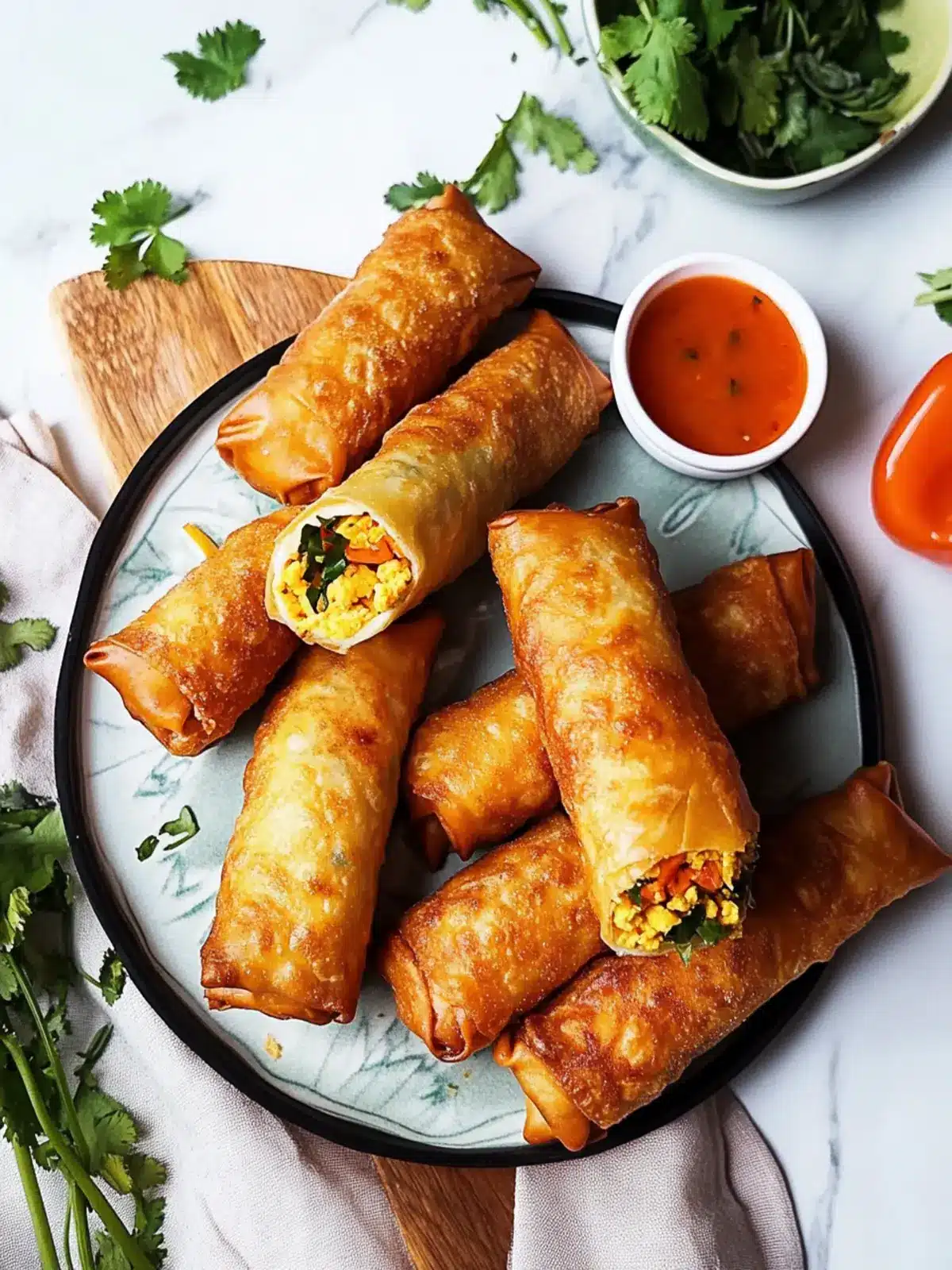 Loaded Breakfast Egg Rolls: Your New Freezer-Friendly Fave 2 Loaded Breakfast Egg Rolls