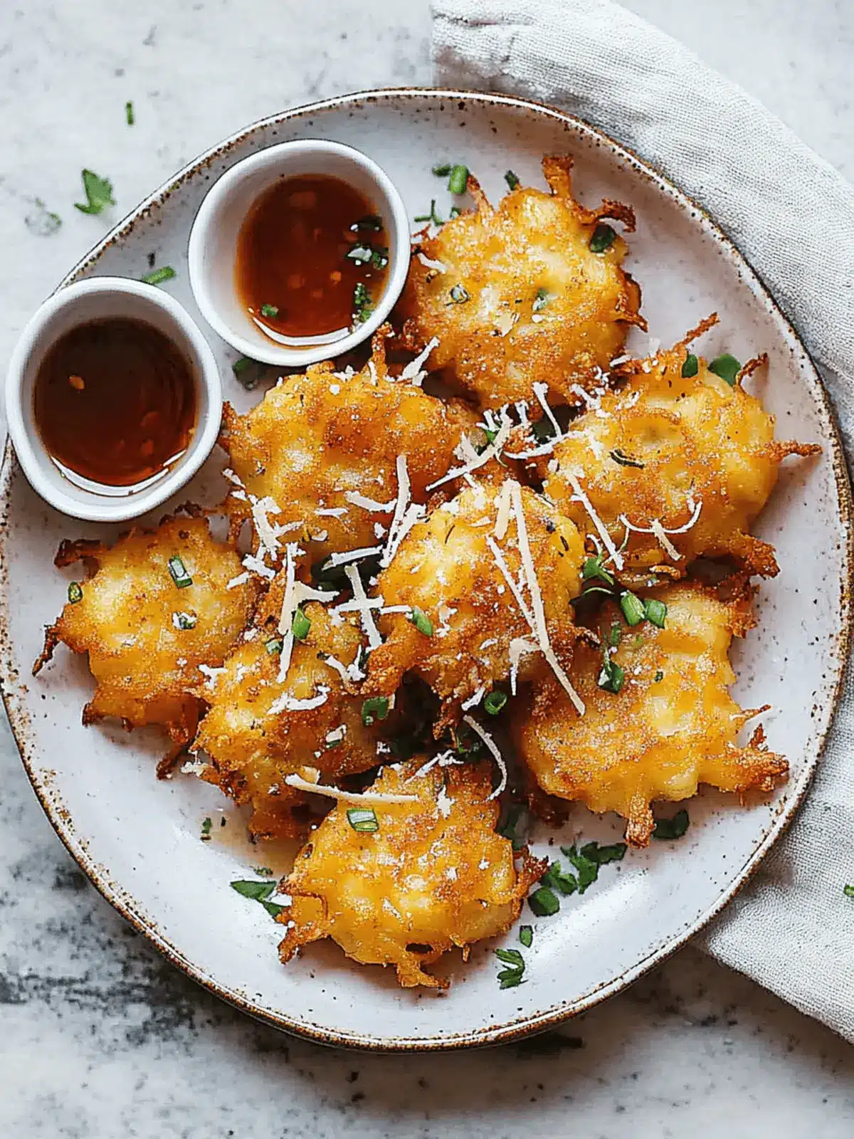 Parmesan Pumpkin Fritters
