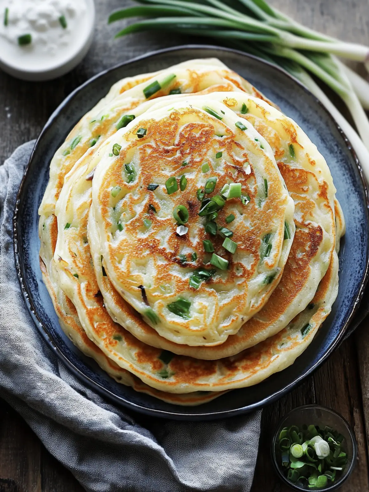 Spring Onion Pancakes