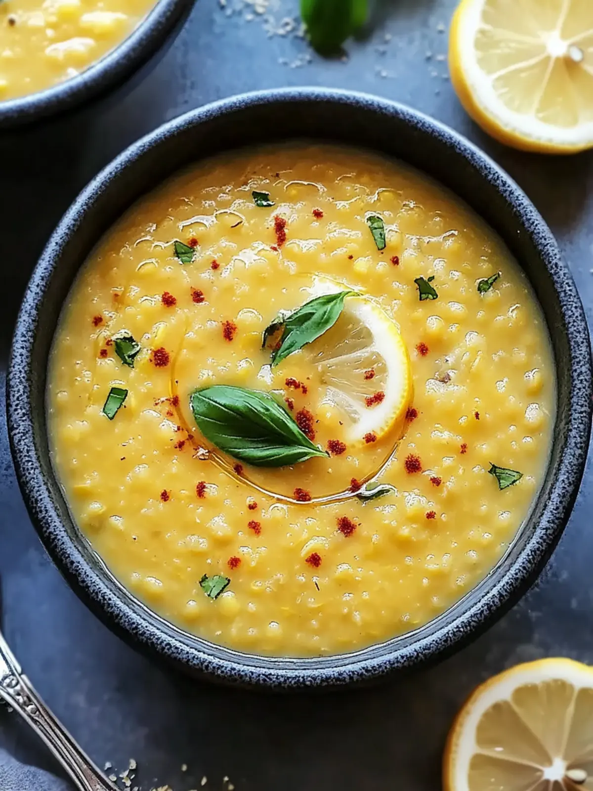 Lebanese Lemon Lentil Soup