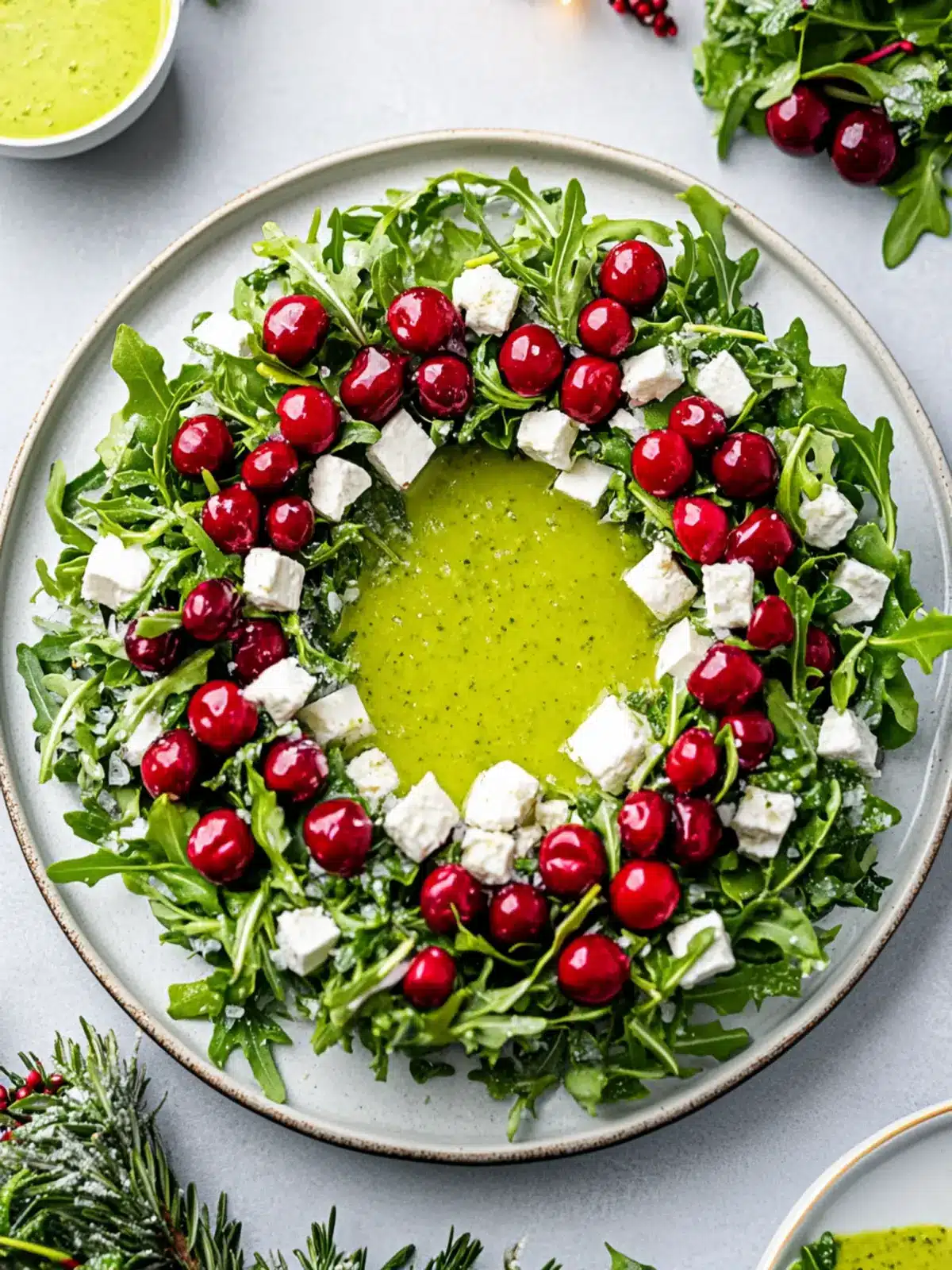 Festive Healthy Christmas Wreath Salad You ll Love This Holiday 4 Healthy Christmas Wreath Salad
