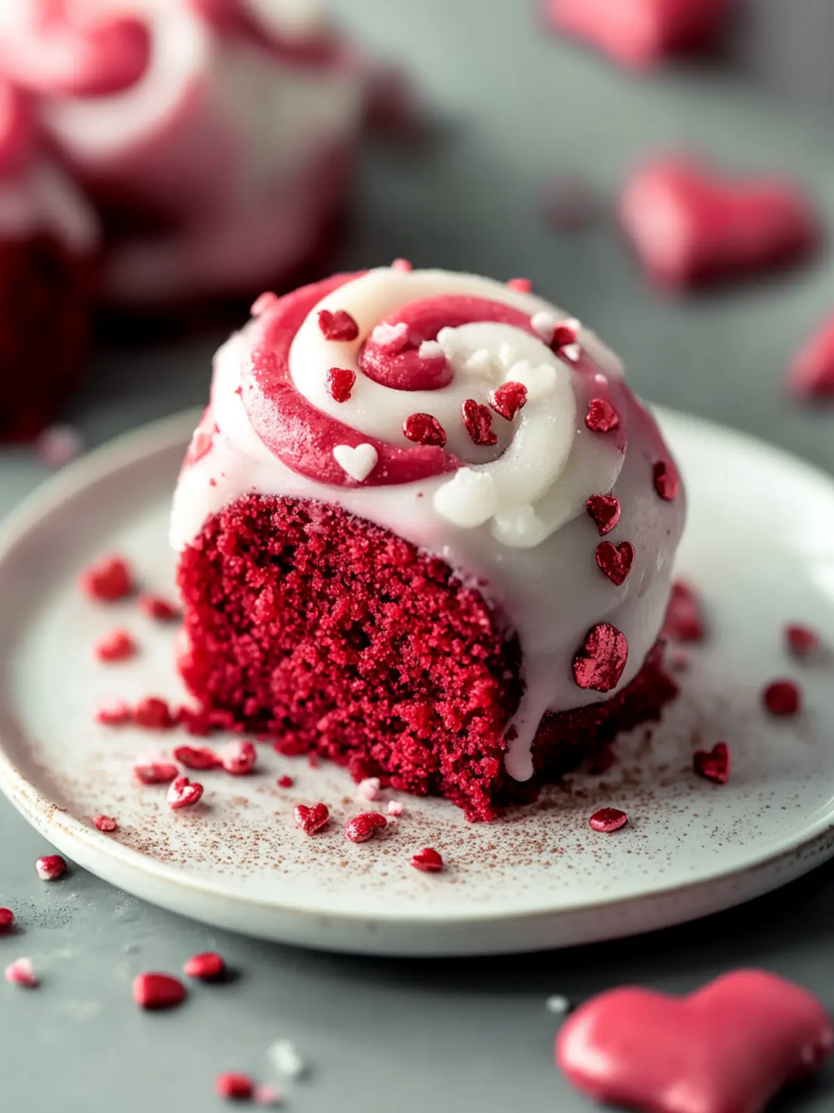 Irresistible Red Velvet Valentine s Day Cinnamon Rolls Recipe 3 Red Velvet Valentine s Day Cinnamon