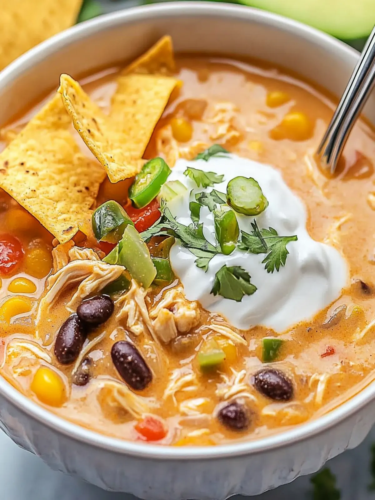 Irresistible Chicken Enchilada Soup in 30 Minutes Flat 3 Chicken Enchilada Soup