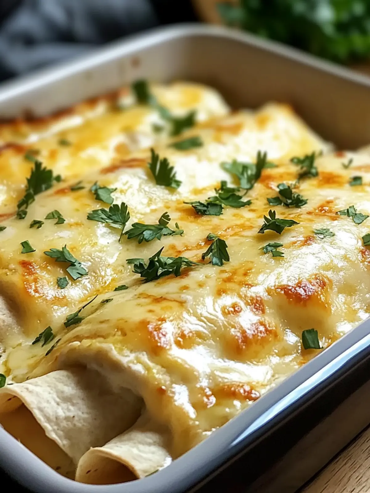 Irresistible Creamy White Chicken Enchiladas for Cozy Nights 4 Creamy White Chicken Enchiladas