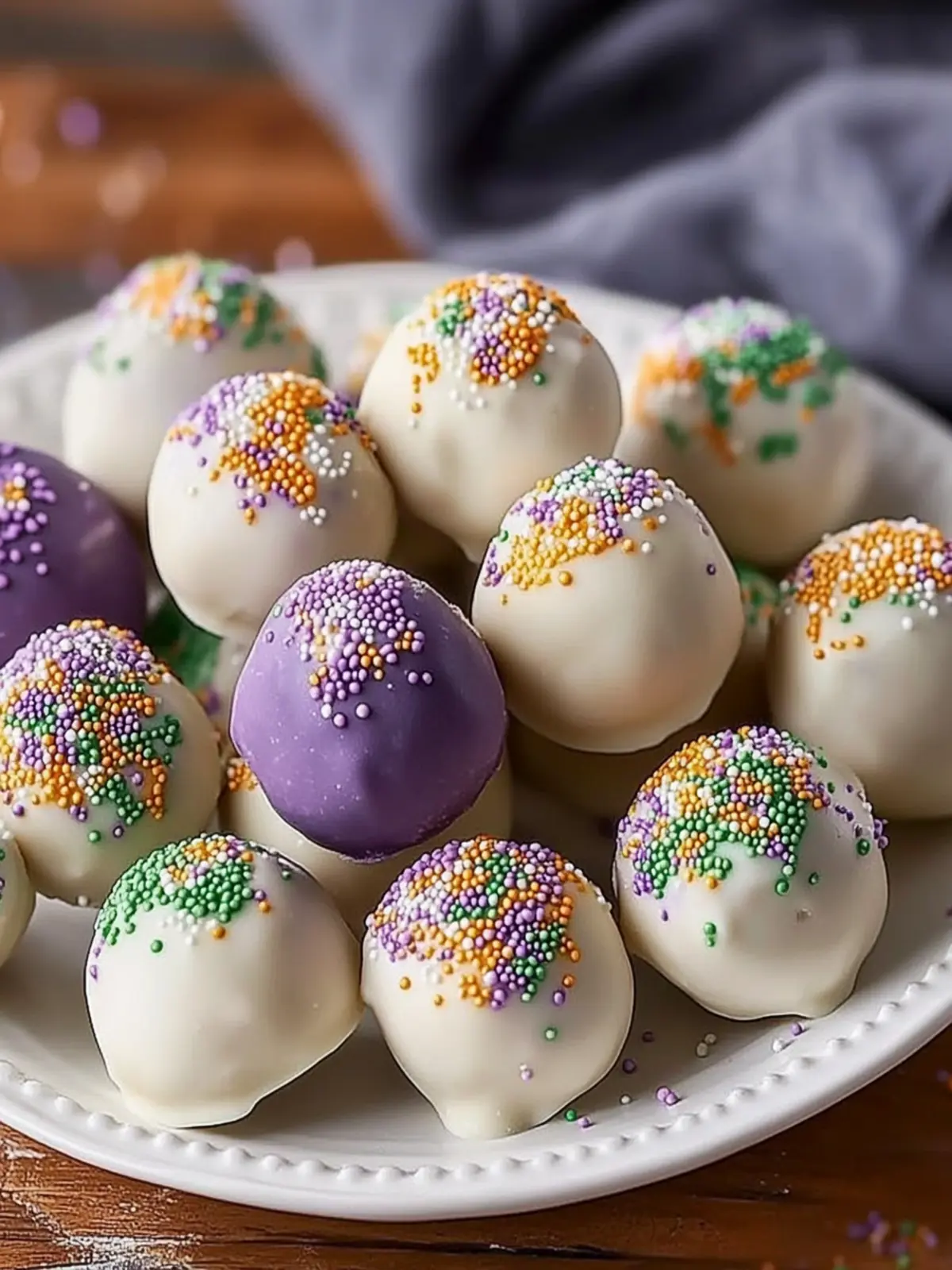 Irresistible King Cake Truffles for a Festive Mardi Gras Treat 4 King Cake Truffles