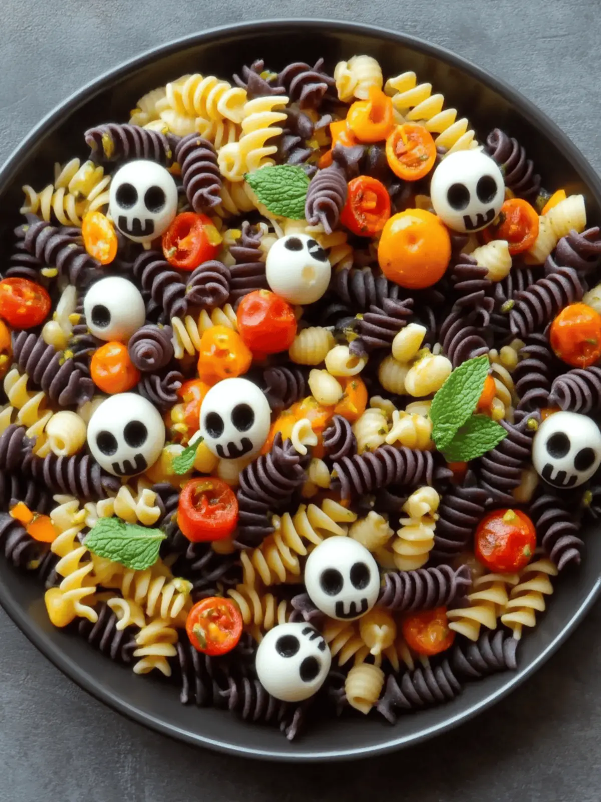 halloween pasta salad