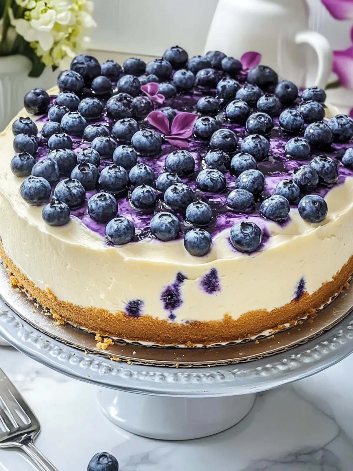 Nova Scotia Blueberry Cream Cake