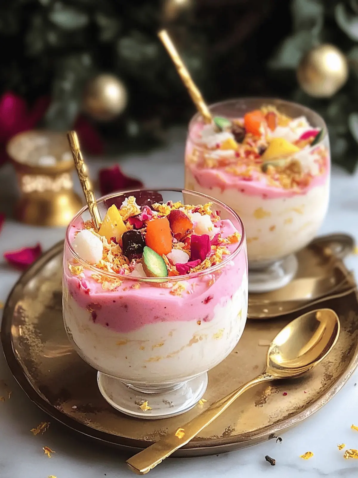 Rose Rasmalai Falooda