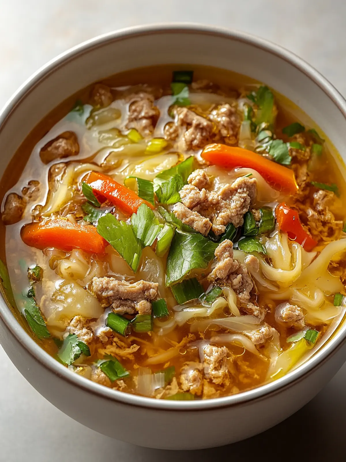 Warm Up with Easy One-Pot Egg Roll Soup Perfection 2 One-Pot Egg Roll Soup