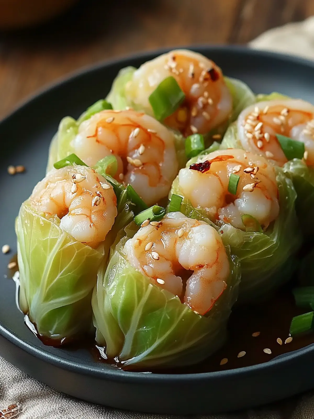 Delicious Shrimp & Ginger Stuffed Cabbage Rolls You ll Love 3 Shrimp & Ginger Stuffed Cabbage Rolls