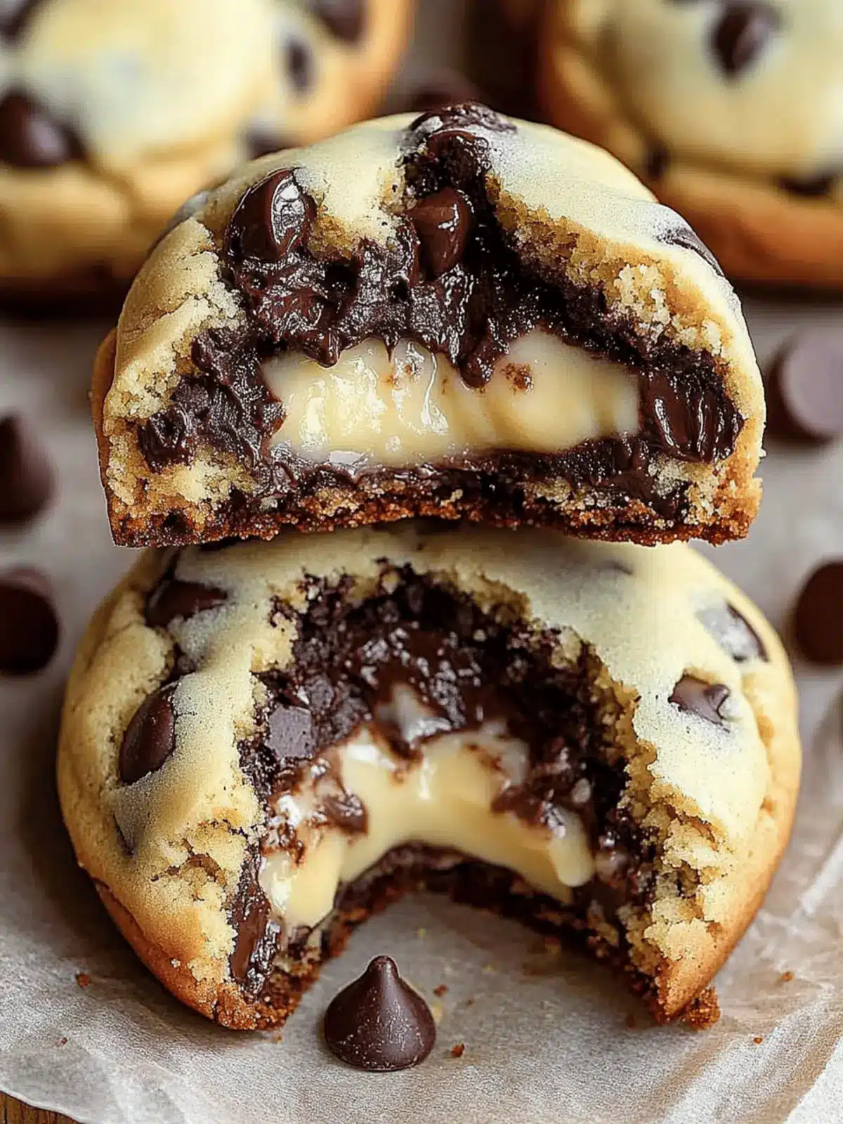 Cheesecake Stuffed Chocolate Chip Cookies You'll Crave Daily 4 Cheesecake Stuffed Chocolate Chip Cookies