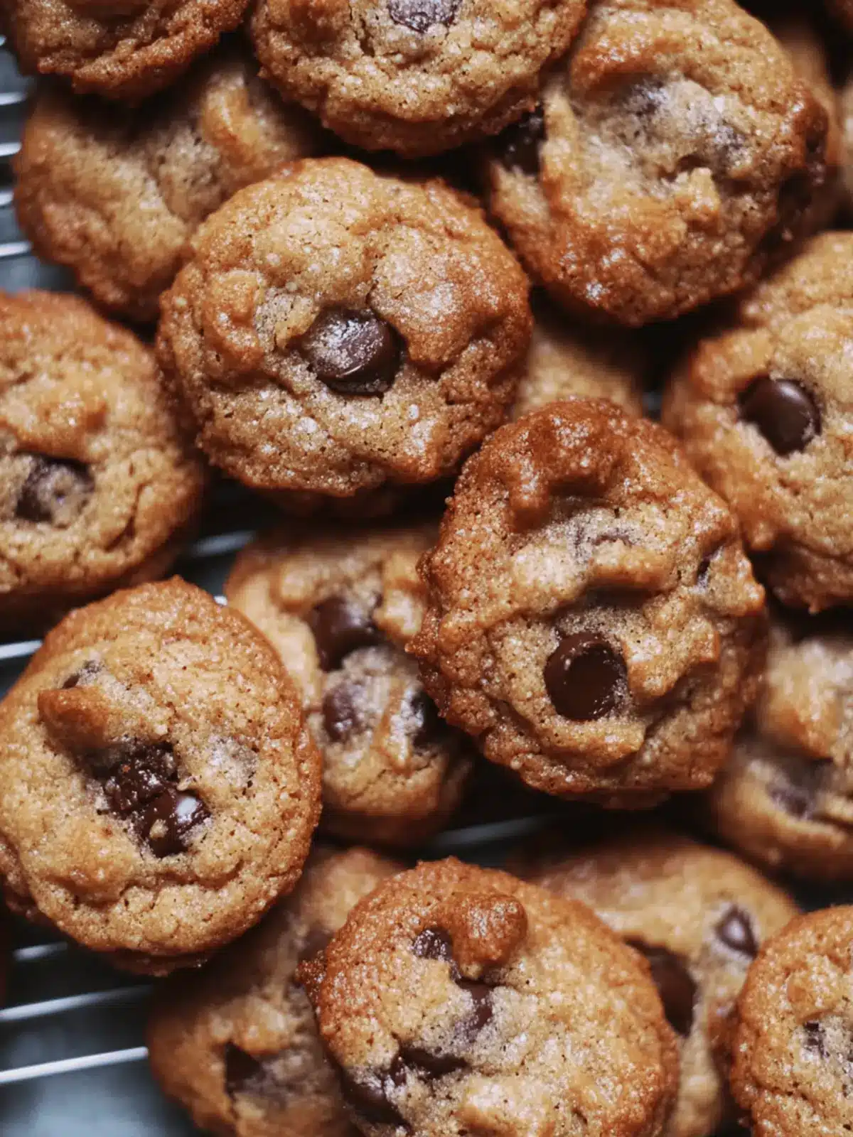 Irresistible Mini Crunchy Chocolate Chip Cookies Recipe 3 Mini Crunchy Chocolate Chip Cookies
