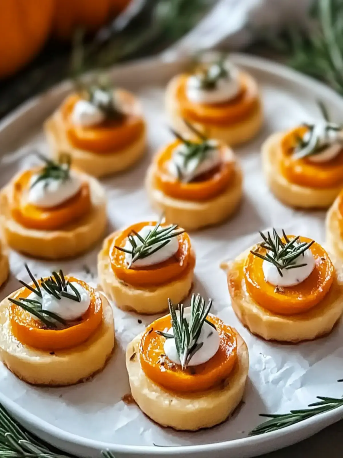 Savory Rosemary Pumpkin Bites for Cozy Fall Snacking 4 Rosemary Pumpkin Bites