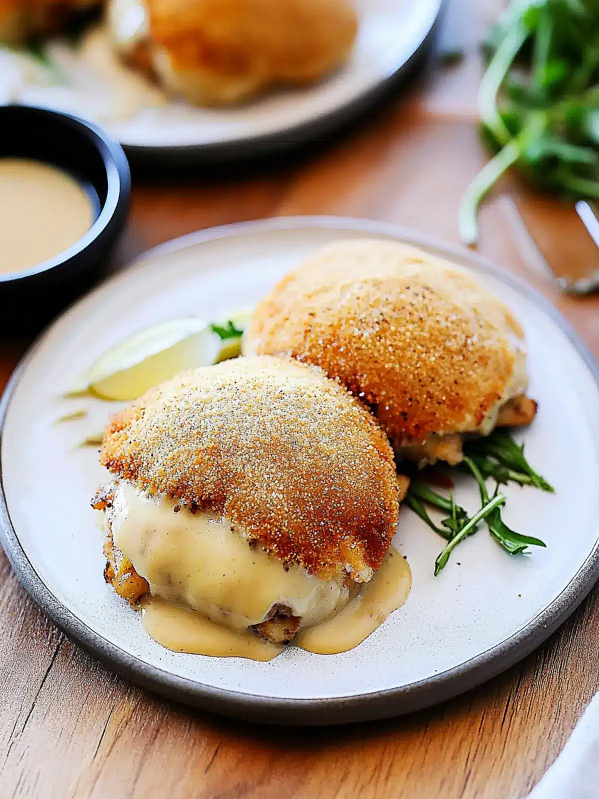 Savory Chicken Pillows with Creamy Gravy for Cozy Nights 3 Chicken Pillows