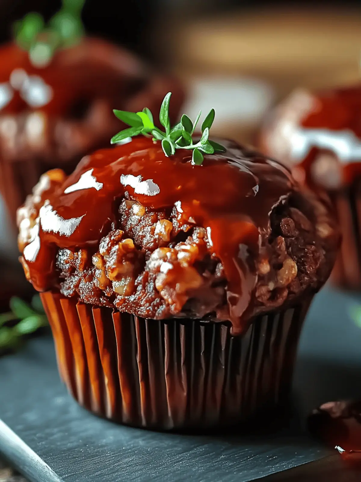 Juicy Meatloaf Muffins: Comfort Food Made Easy and Fun 2 meatloaf muffins