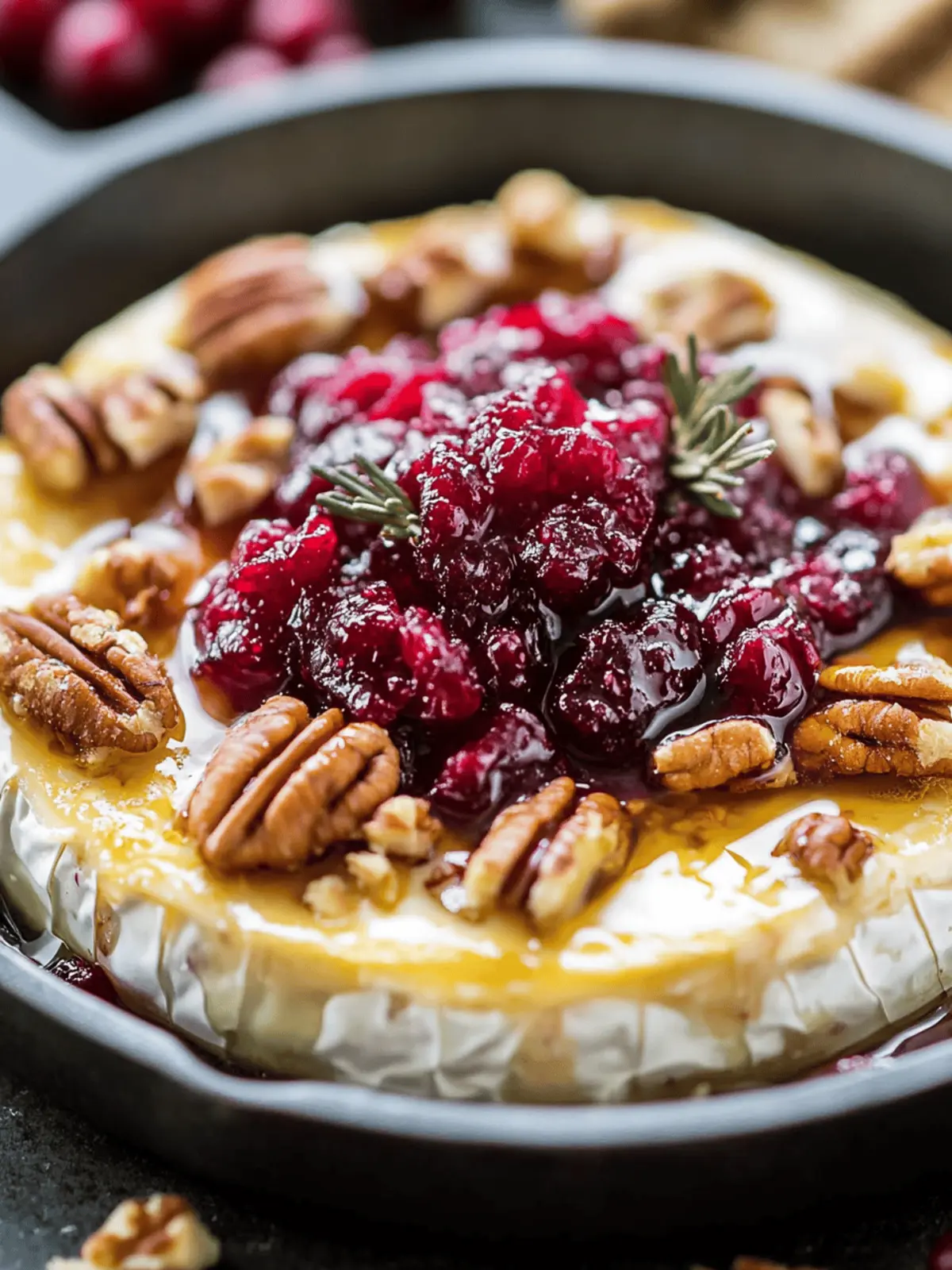 Cranberry Pecan Baked Brie: Elevate Your Appetizer Game 3 Cranberry Pecan Baked Brie
