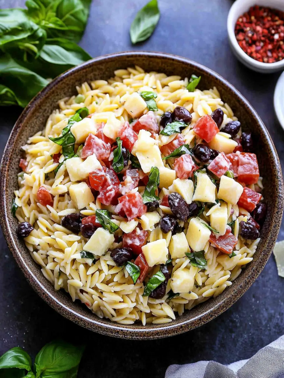 Italian Orzo Pasta Salad: Easy, Flavor-Packed Meal Prep Delight 3 Italian Orzo Pasta Salad