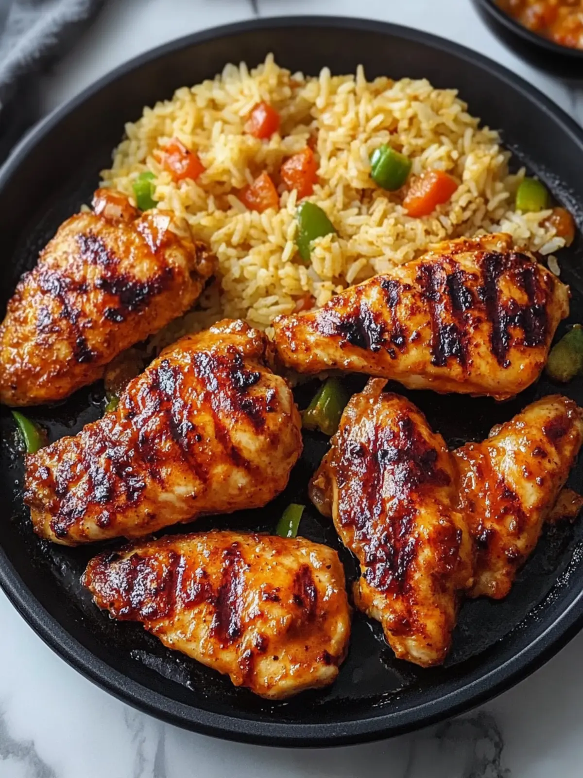 Creamy Peri-Peri Chicken with Flavorful Rice