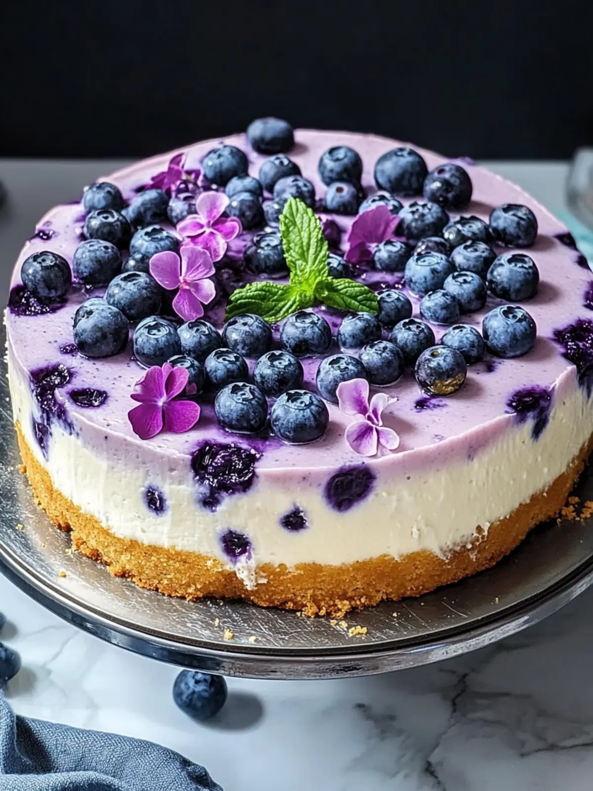 Nova Scotia Blueberry Cream Cake