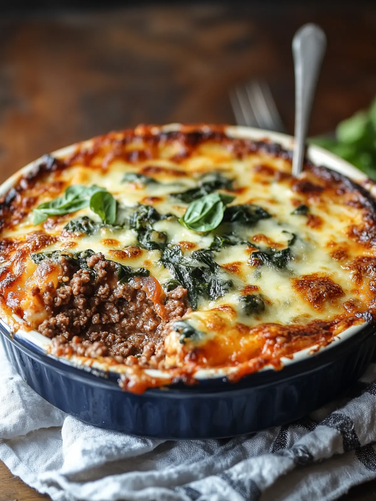 Hearty Ground Beef & Spinach Casserole for Cozy Nights 3 Ground Beef & Spinach Casserole