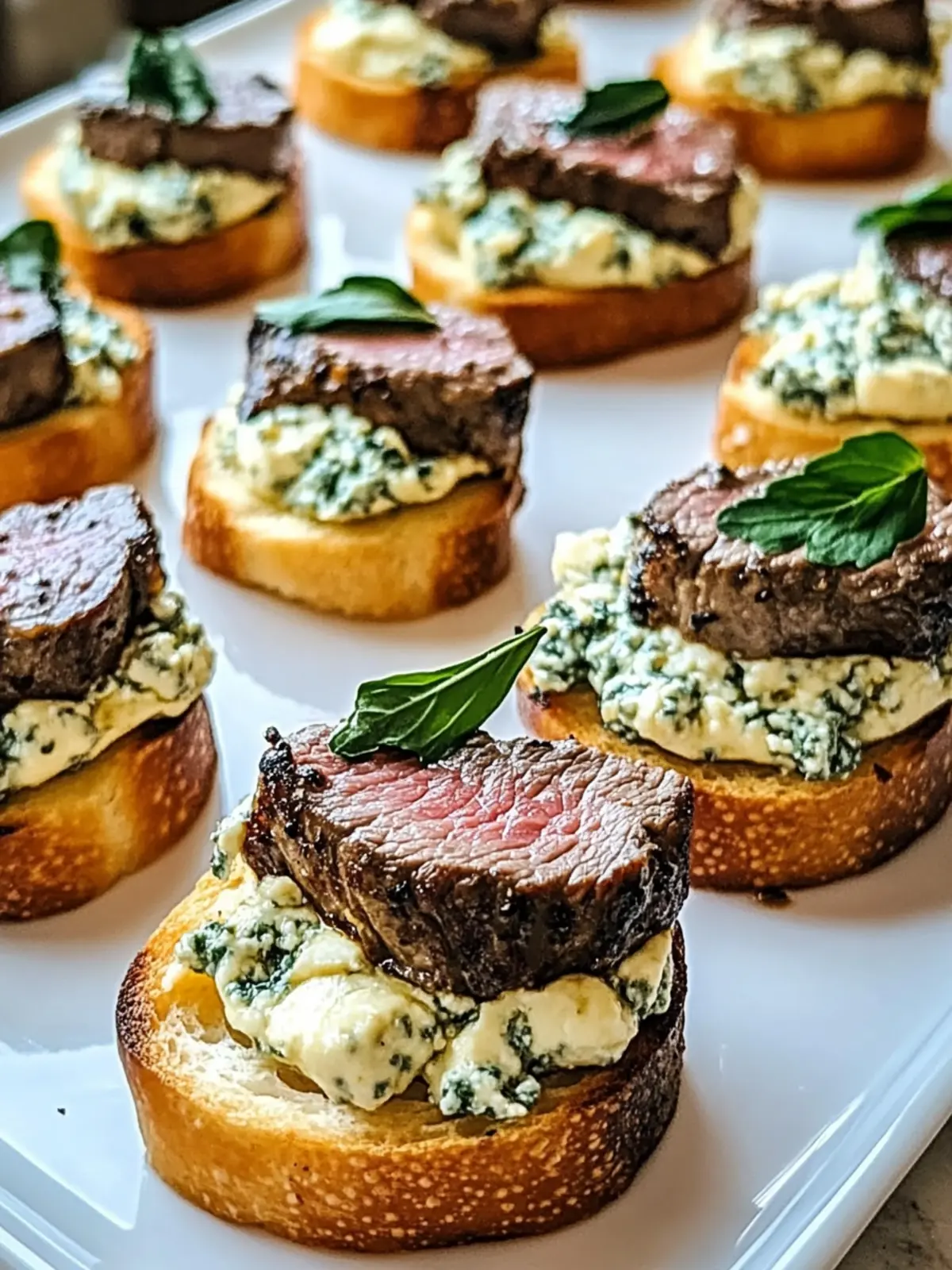 Beef Tenderloin Gorgonzola Crostini for Effortless Entertaining 3 Beef Tenderloin Gorgonzola Crostini