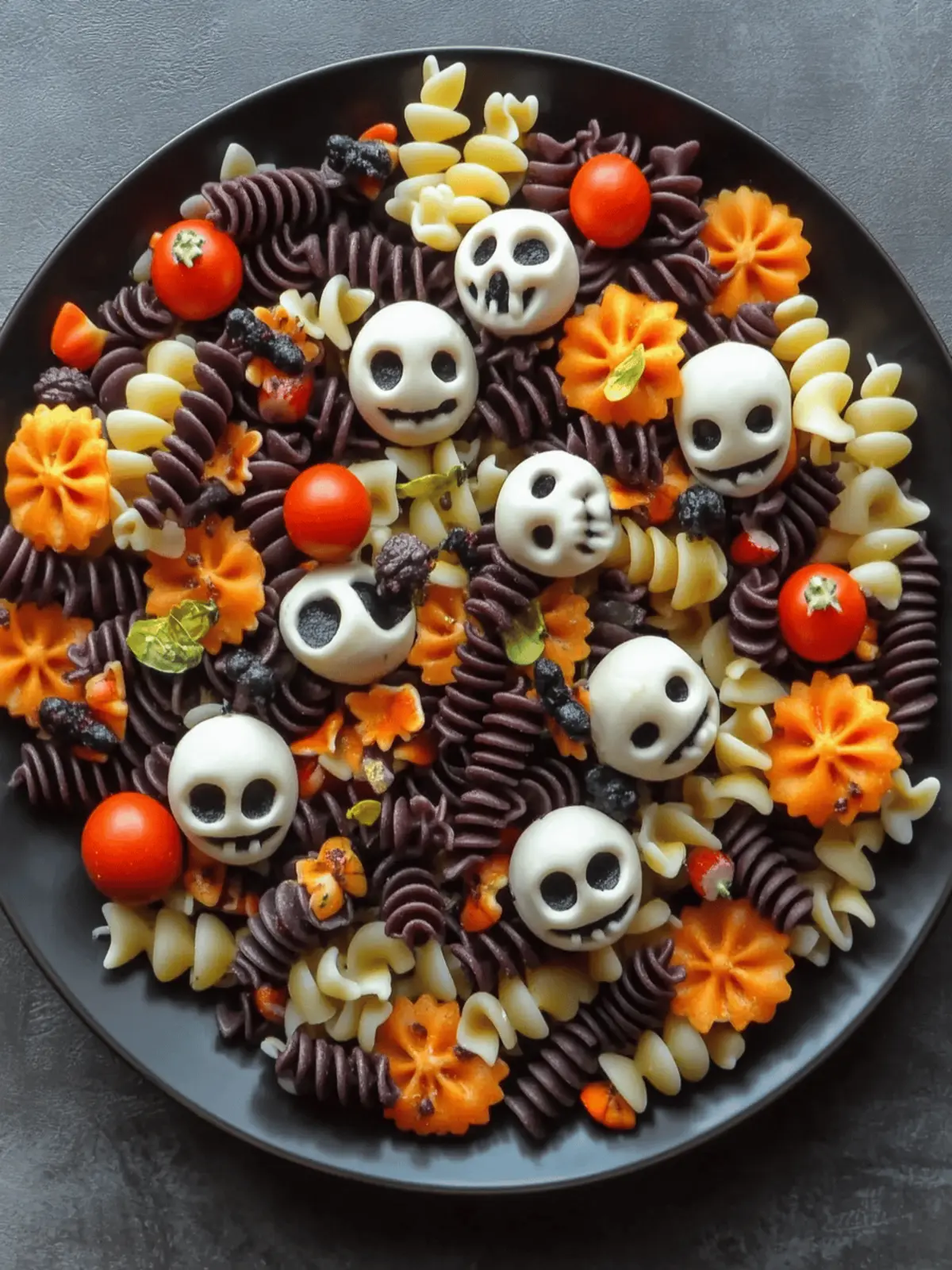 halloween pasta salad