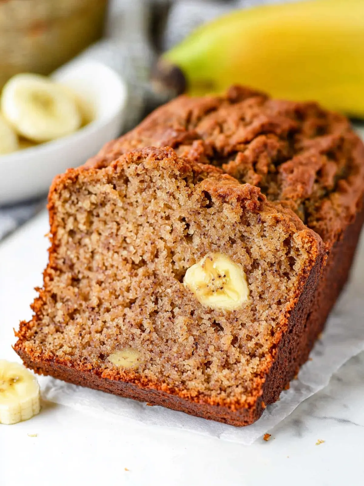 Eggless Banana Bread