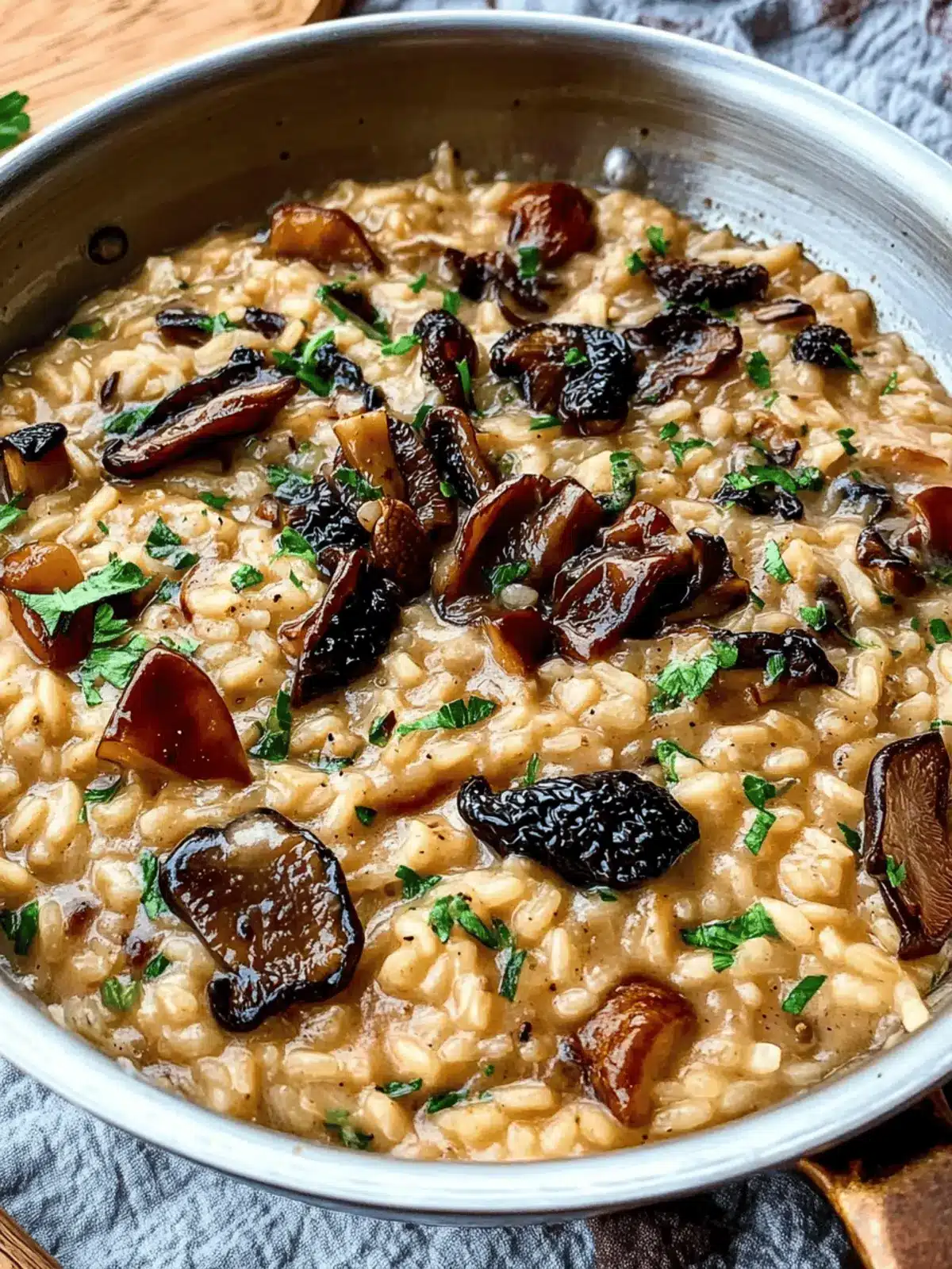 Savory Morel Mushroom Risotto: Comfort in Every Creamy Bite 4 Morel Mushroom Risotto