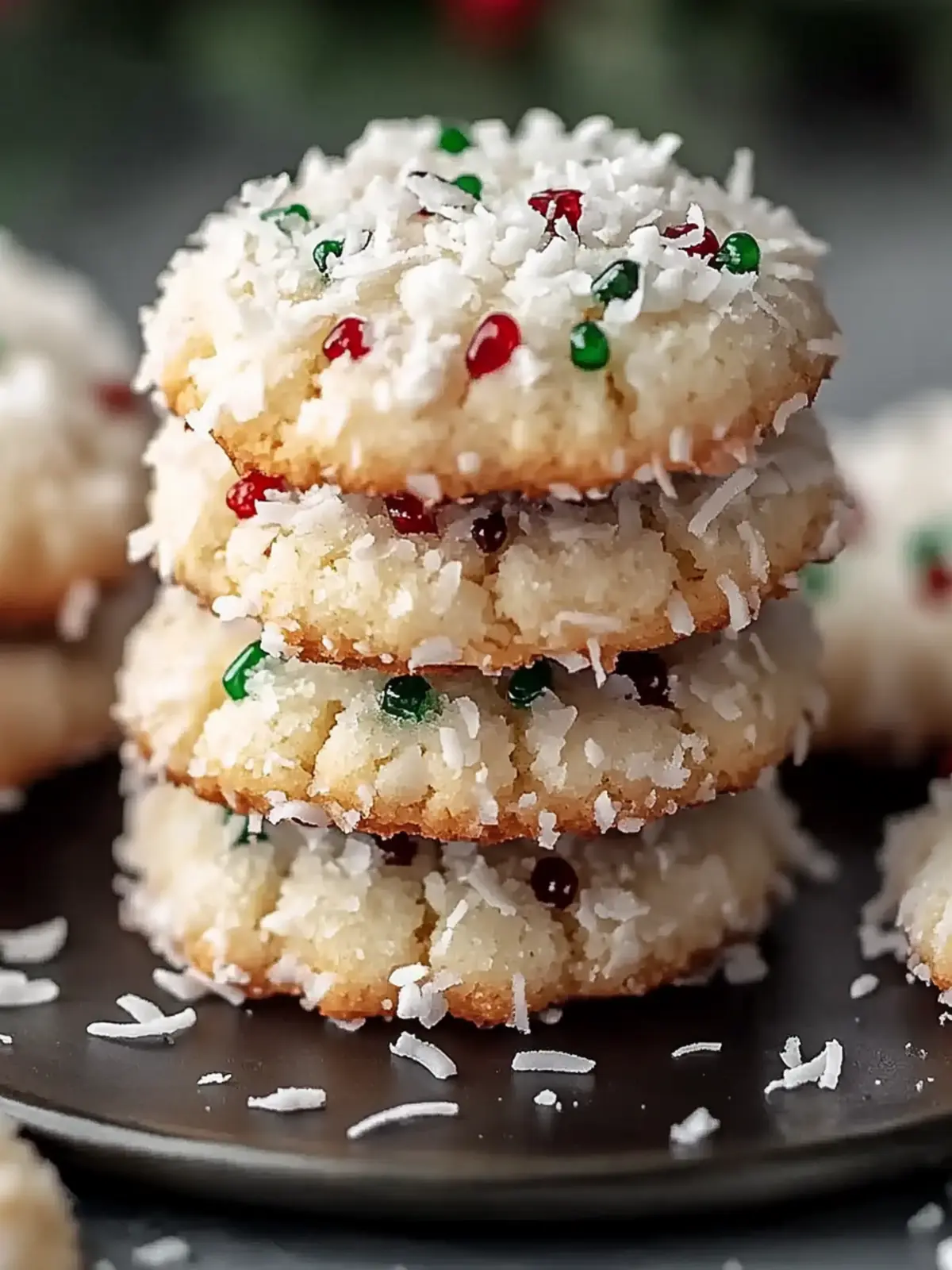 Coconut Christmas Cookies