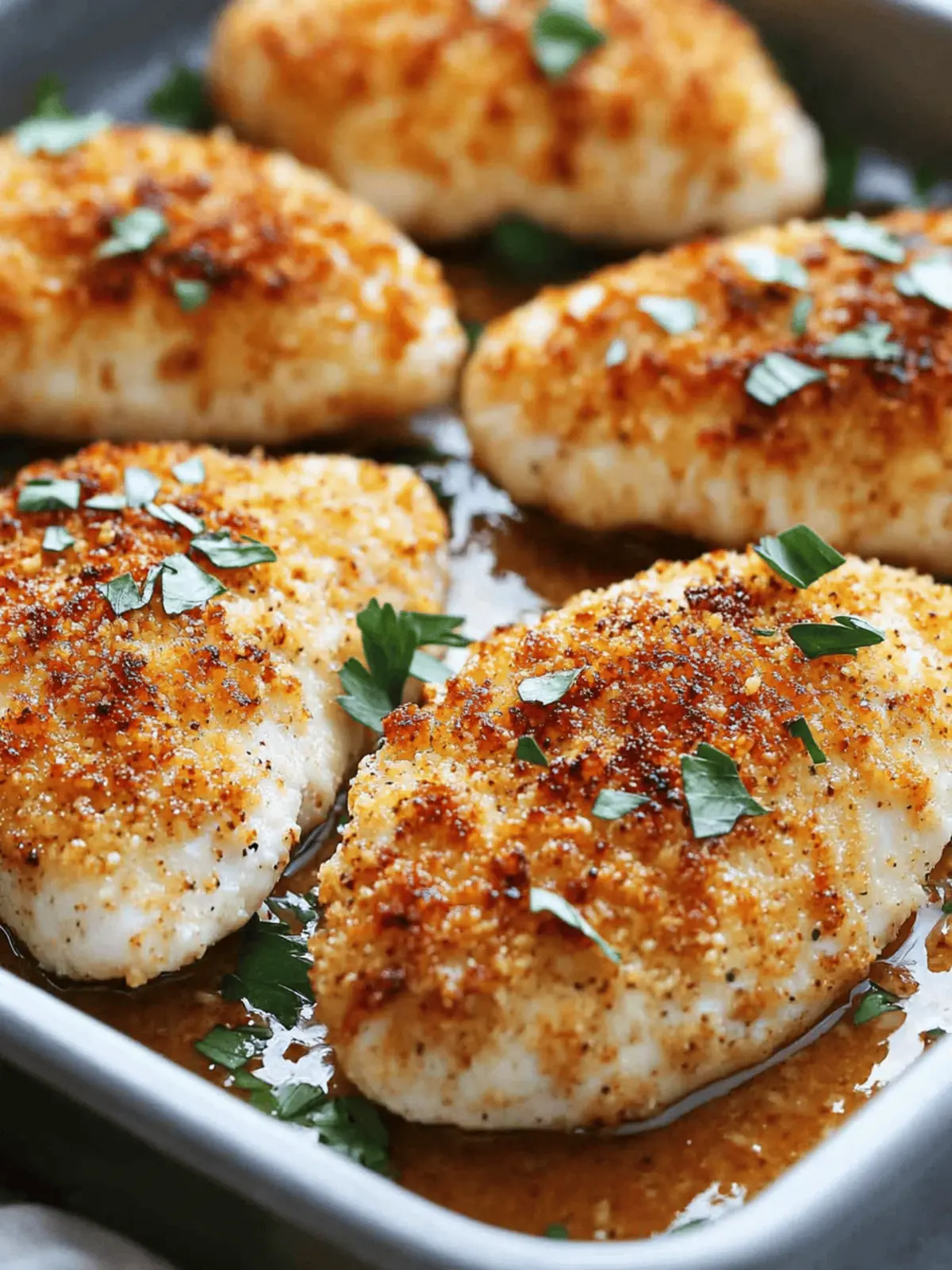 Parmesan Crusted Chicken