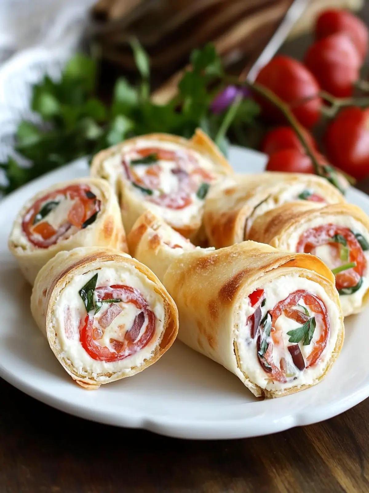 Muffuletta Cream Cheese Roll-Up
