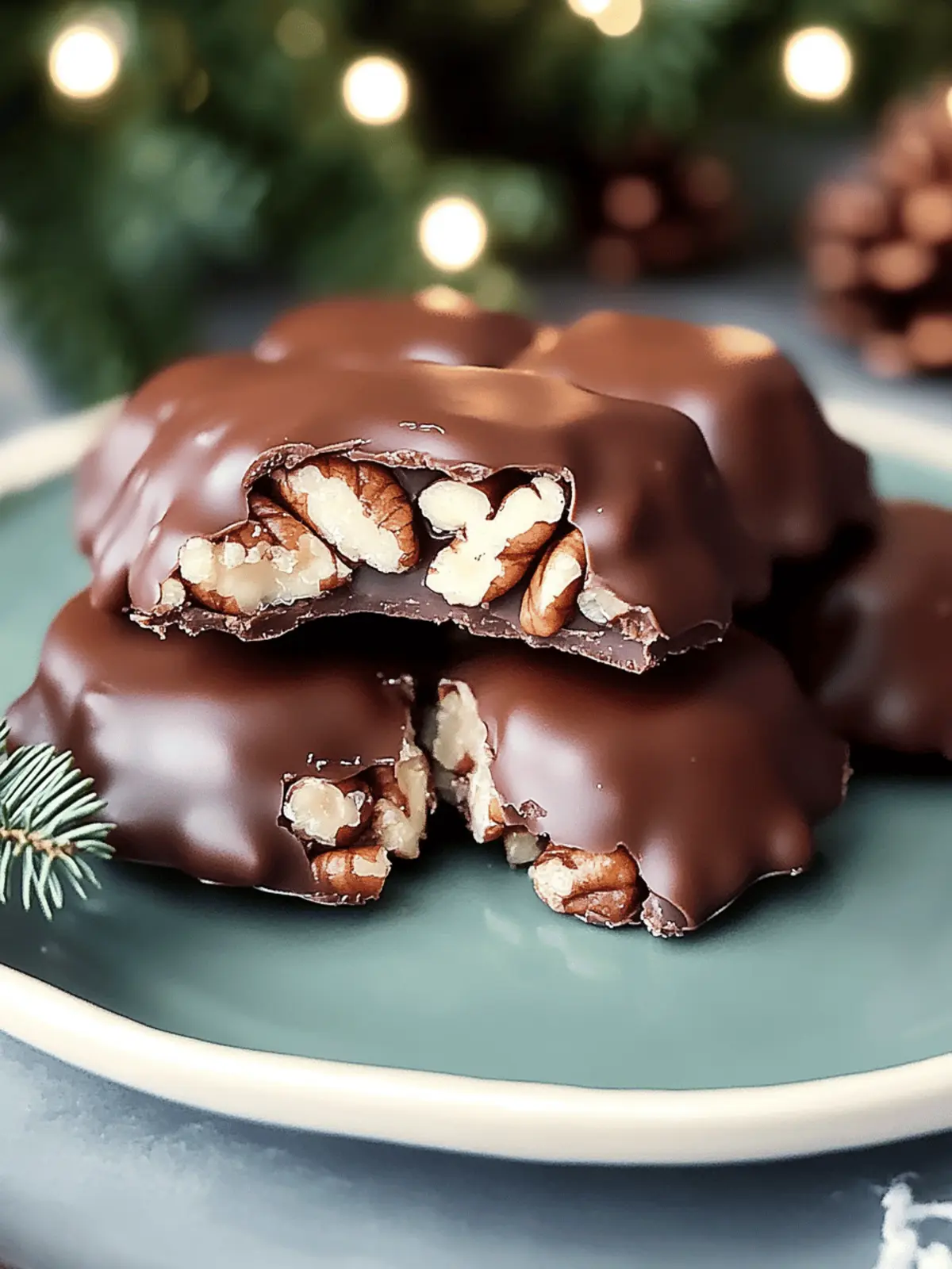 Christmas Pecan Turtles