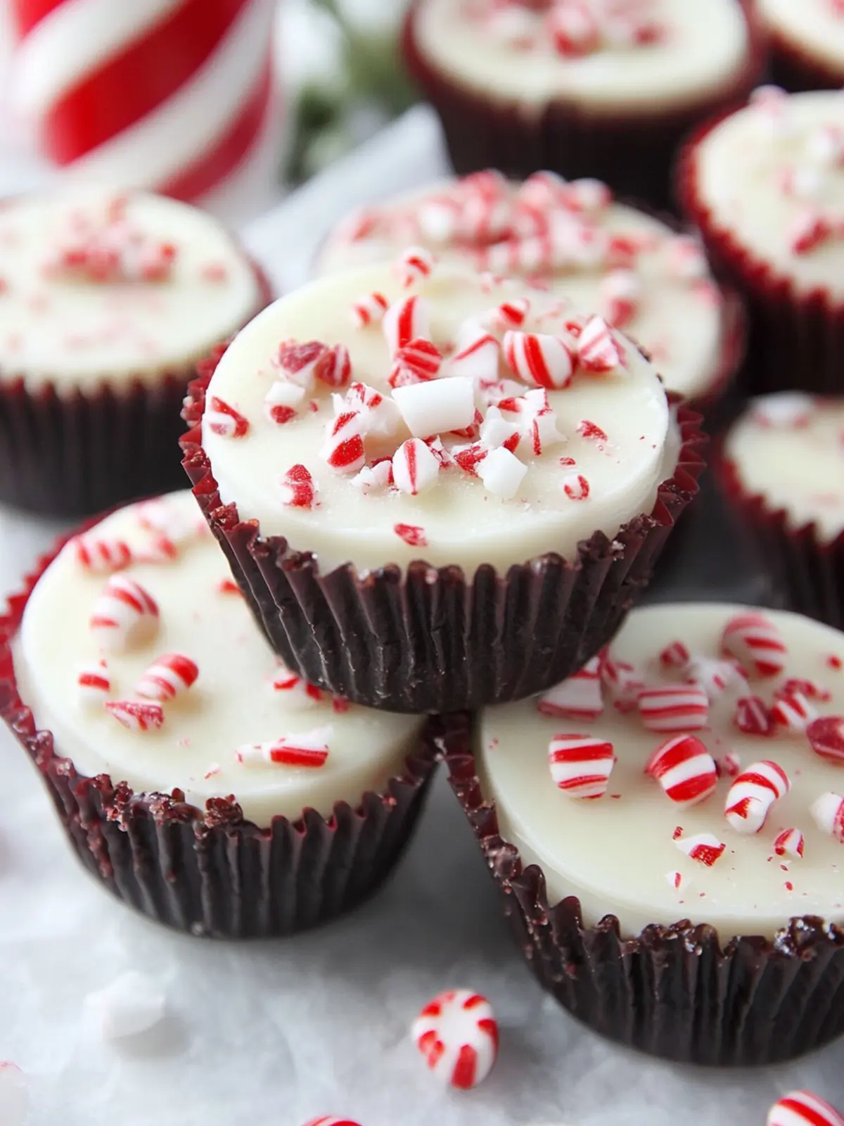 Irresistible Peppermint Bark Cups for Quick Holiday Joy 2 Peppermint Bark Cups