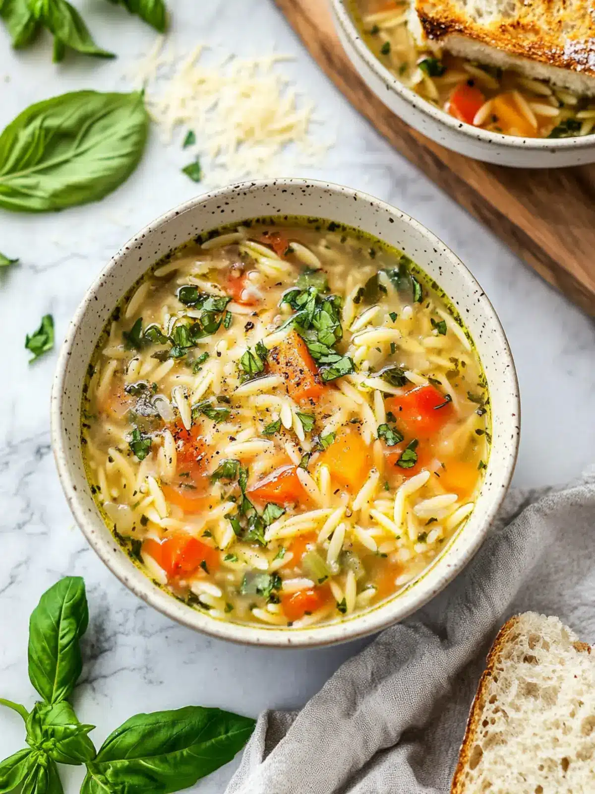 Savory Mediterranean Orzo Soup for Cozy Nights In 3 Mediterranean Orzo Soup