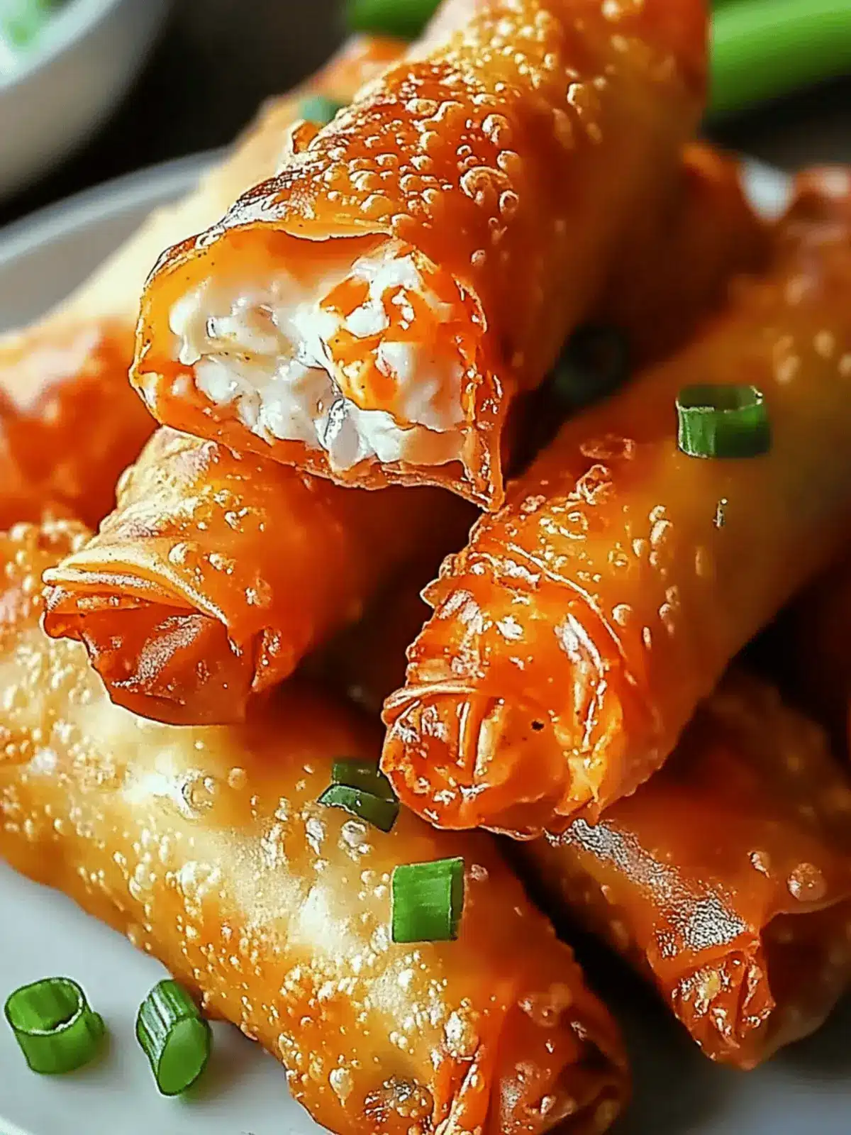 Crispy Buffalo Chicken Dip Egg Rolls You ll Crave at Parties 2 Crispy Buffalo Chicken Dip Egg Rolls