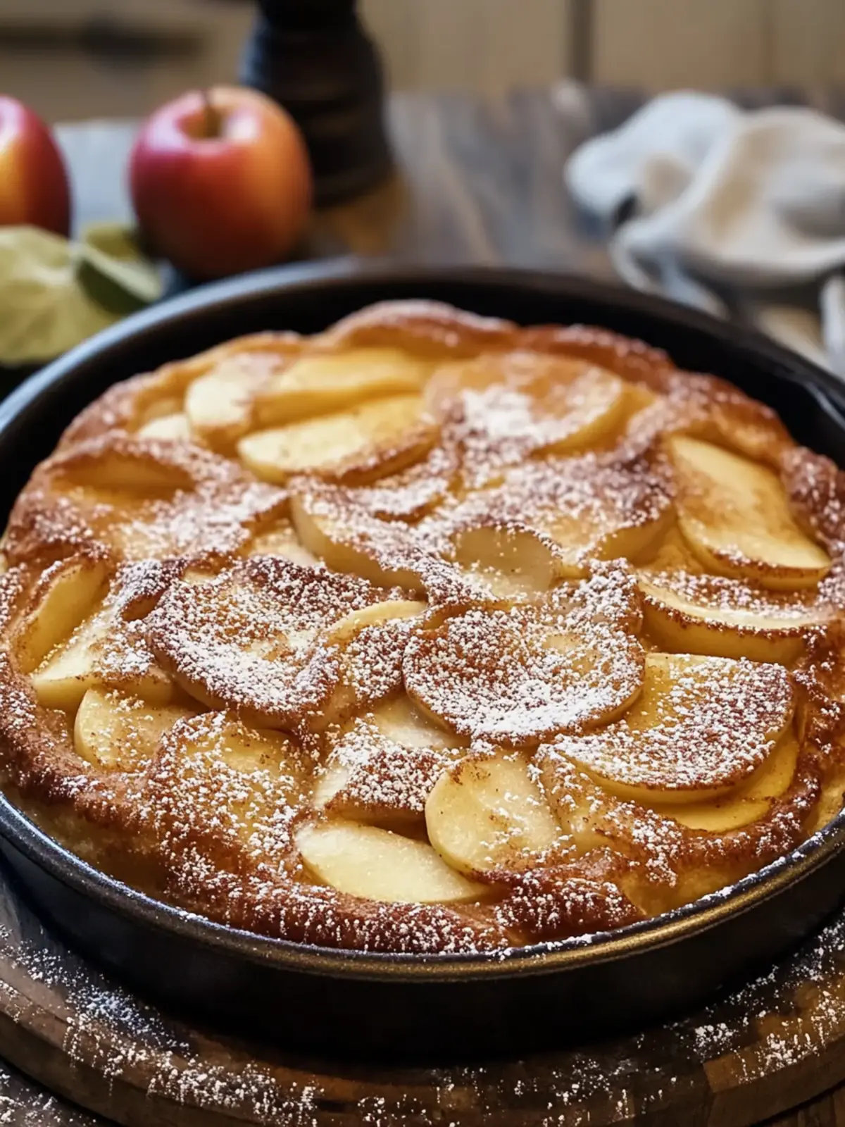 Apple Cinnamon German Pancake