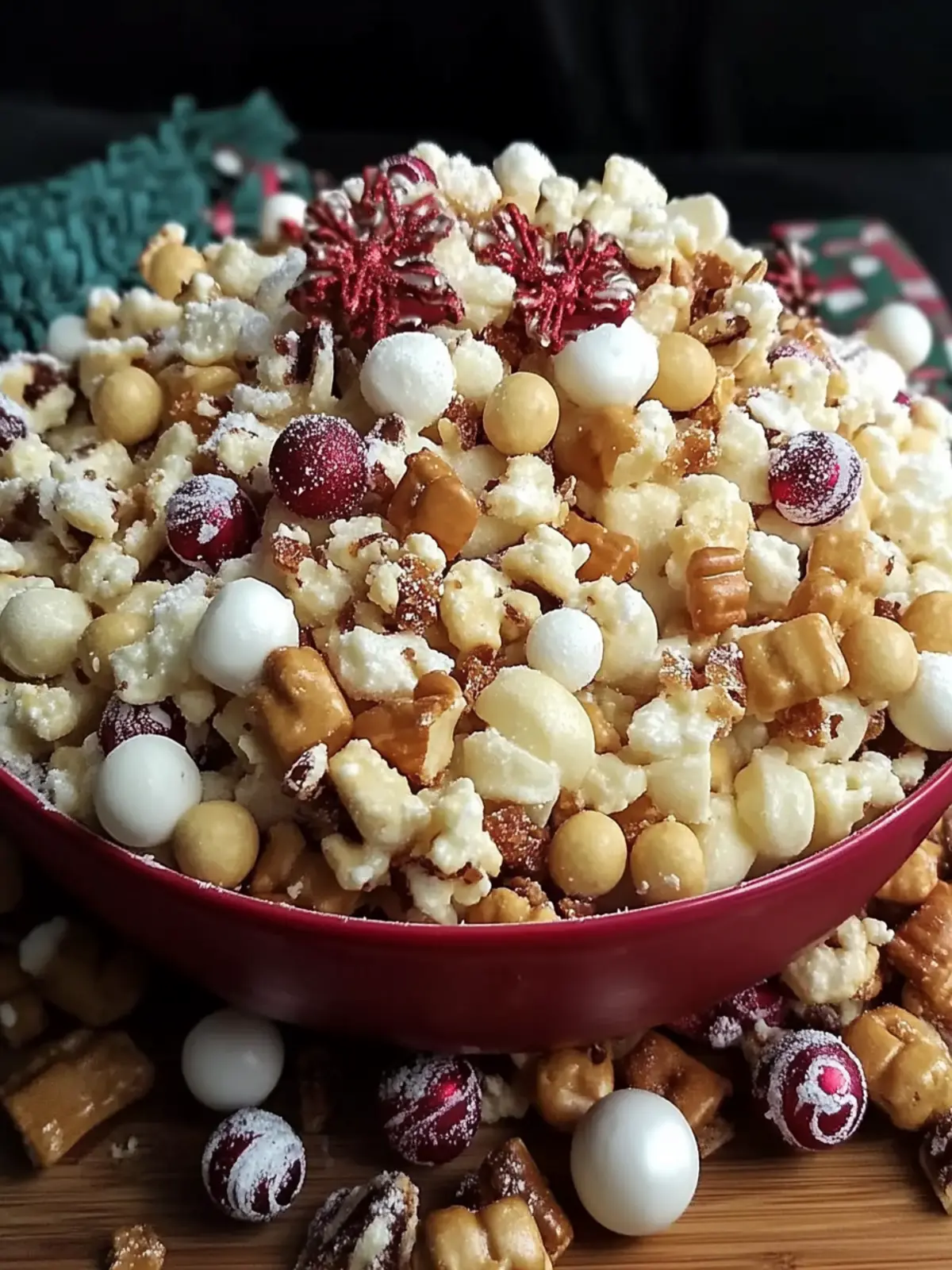 Christmas Crunch Snack Mix