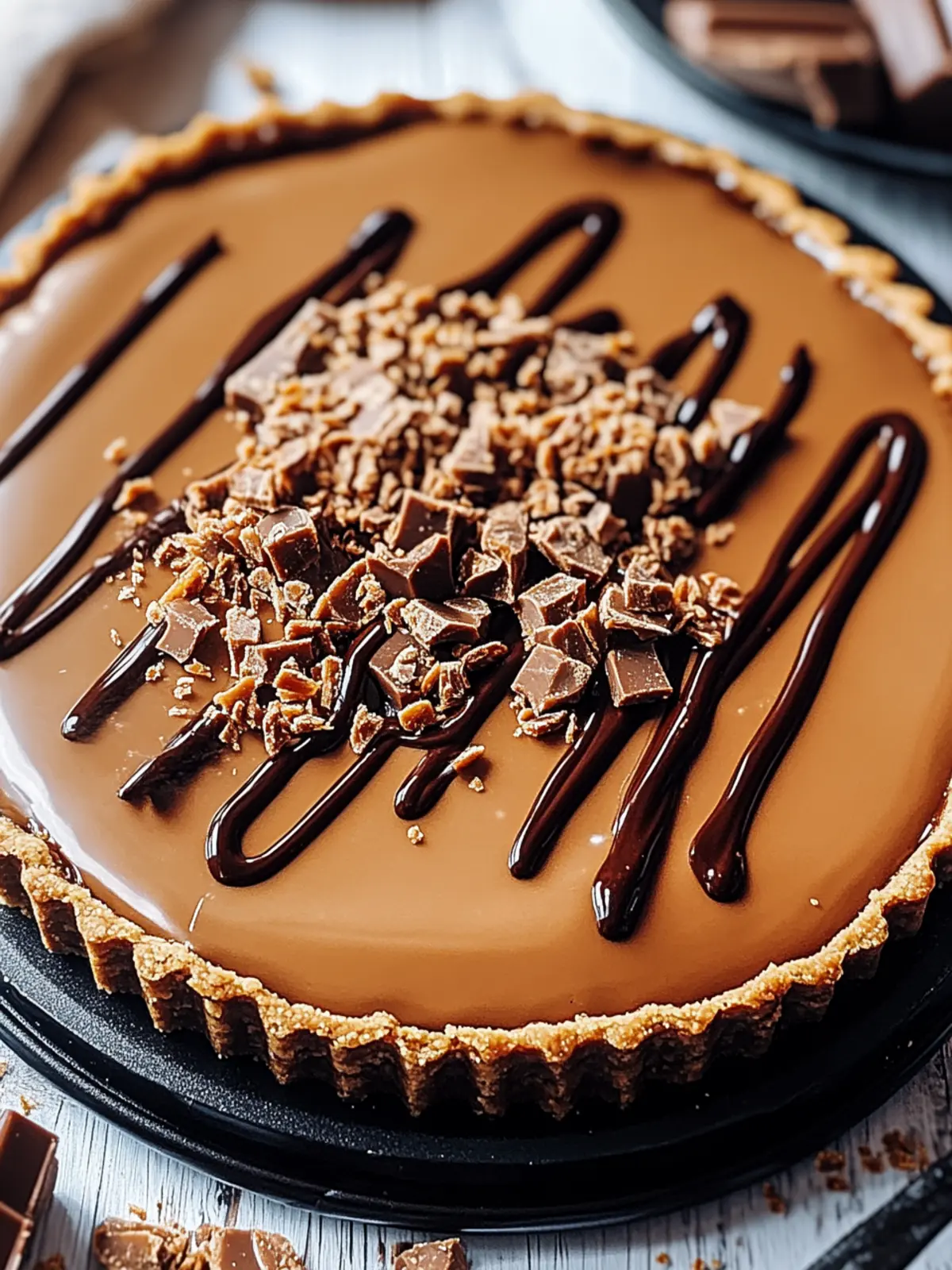 Chocolate Biscoff Tart