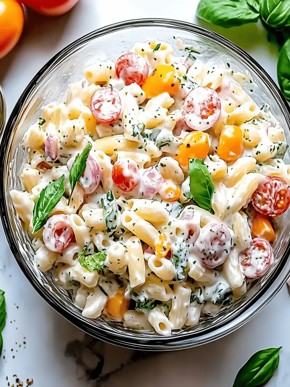Creamy Ditalini Pasta Salad