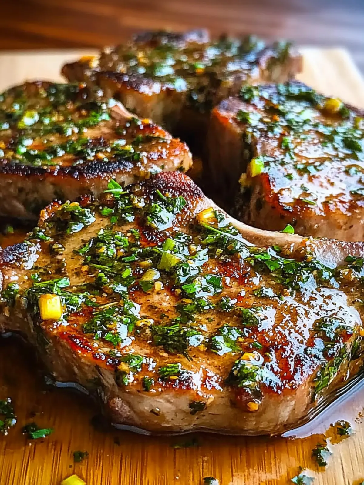 Herb-Marinated Sicilian Pork Chops
