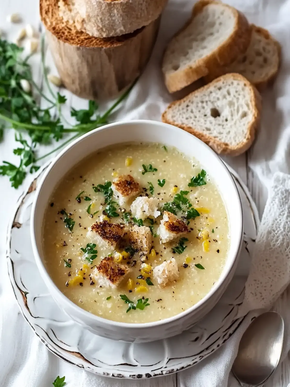 Creamy Czech Garlic Soup: Your New Cozy Comfort Classic 3 Creamy Czech Garlic Soup