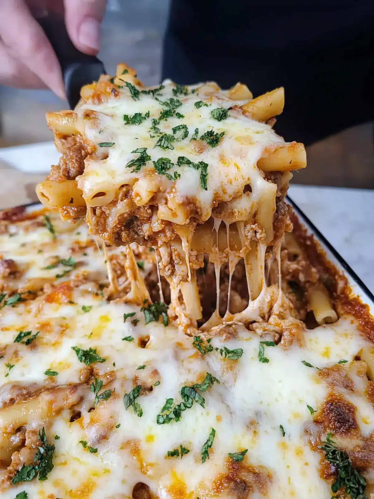 Ultimate Beefy Baked Ziti: Comfort Food in Under an Hour 4 Beefy Baked Ziti