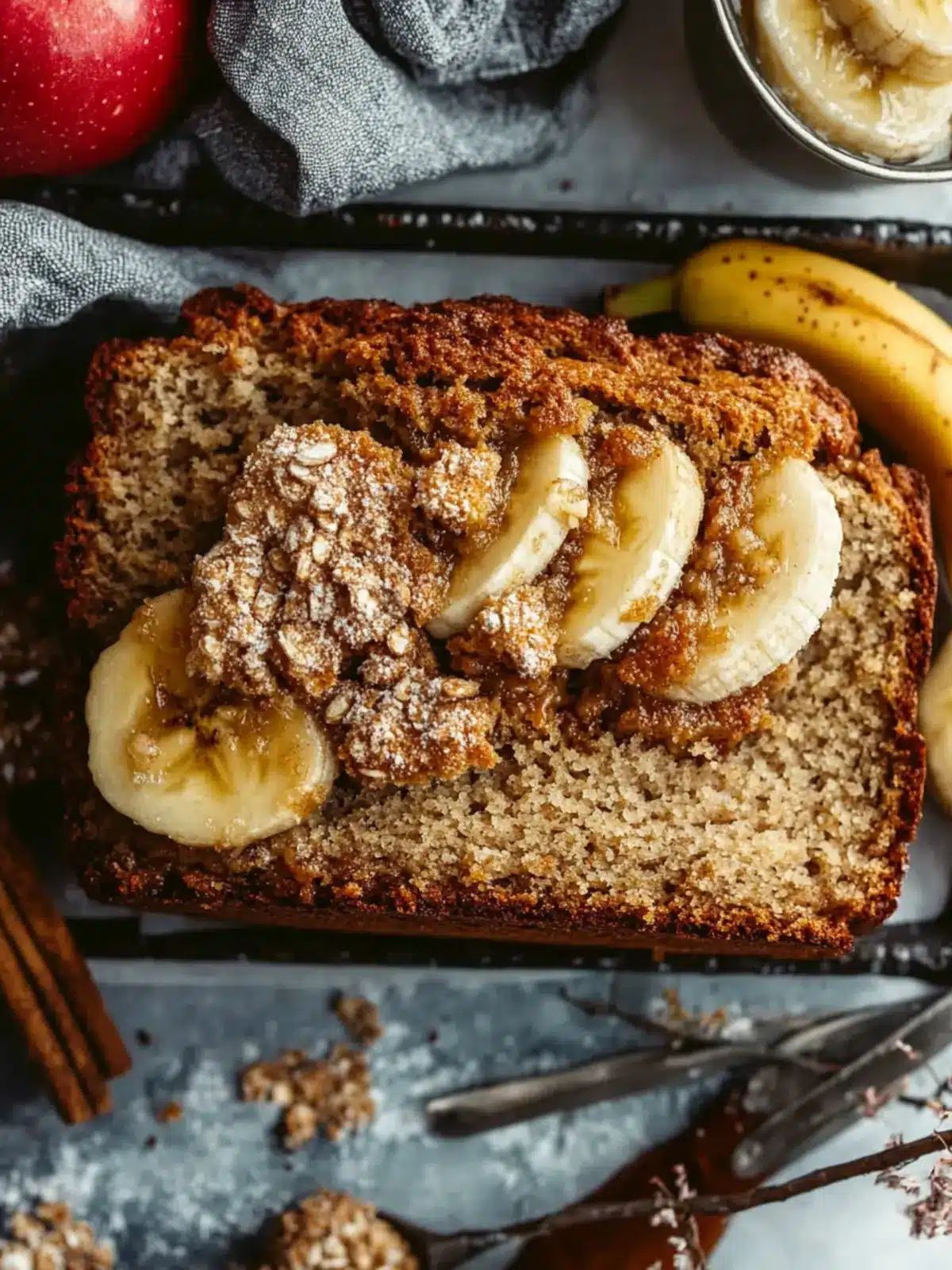 Deliciously Moist Apple Banana Bread to Savor Today 4 Apple Banana Bread