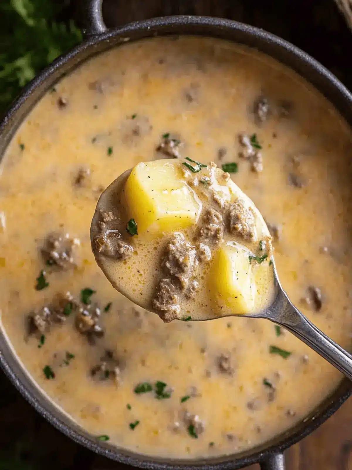 Creamy Cheesy Beef and Potato Soup for Ultimate Comfort 2 Cheesy Beef and Potato Soup