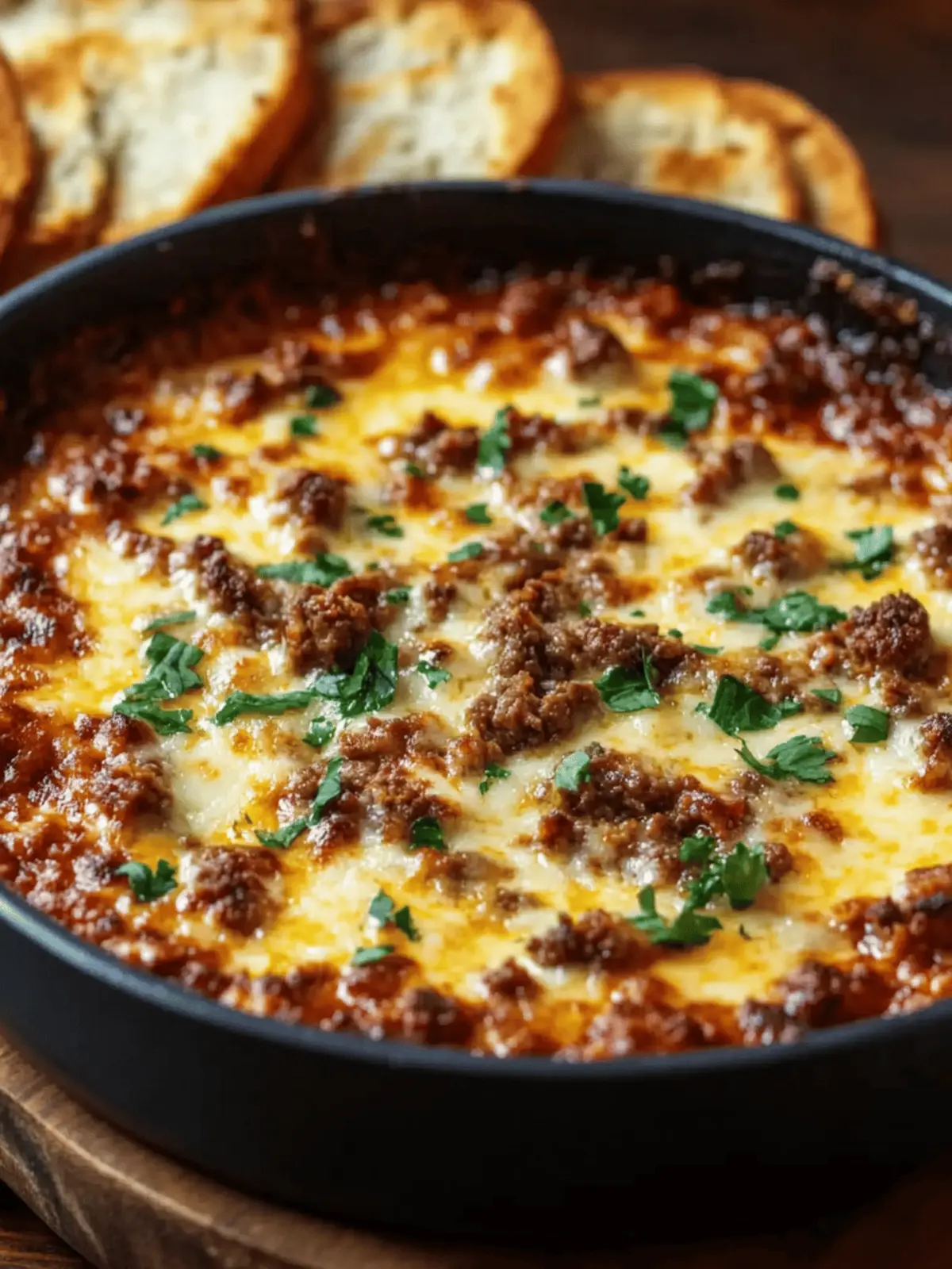 ground beef dip