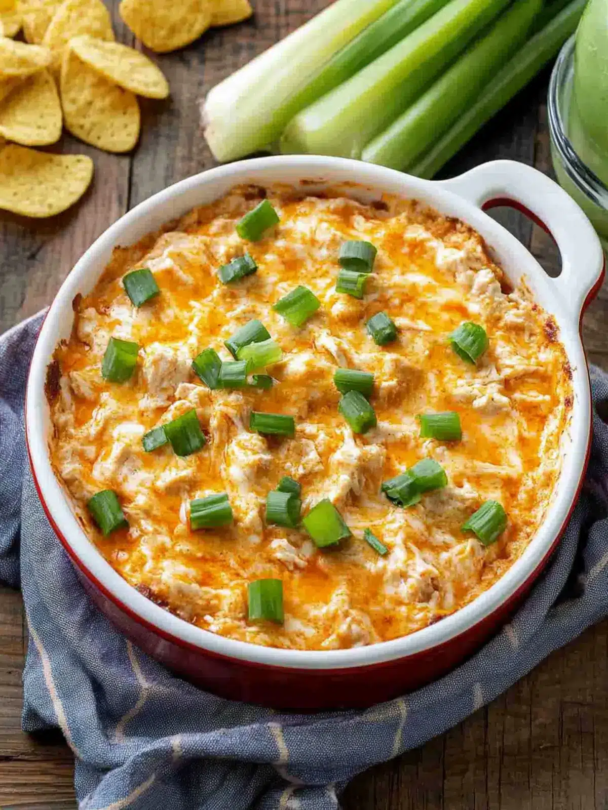 Homemade Buffalo Chicken Dip