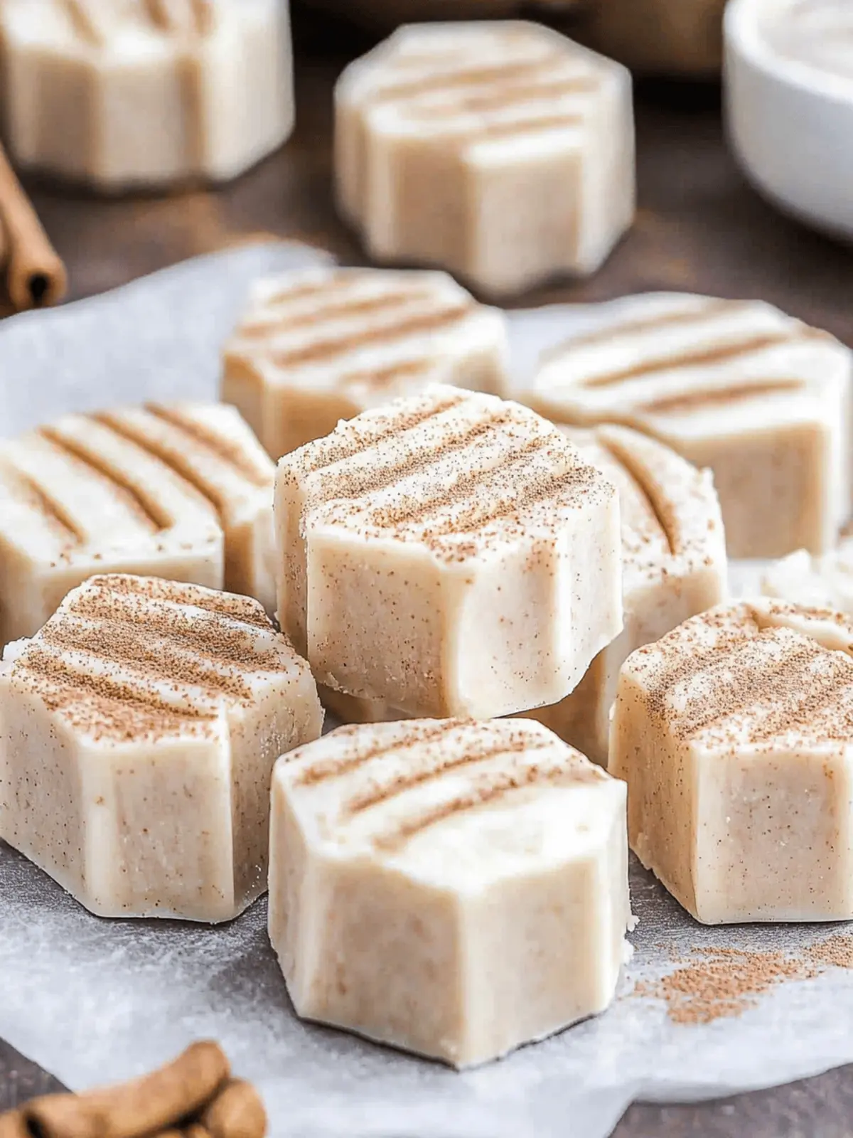 Cinnamon Roll Fudge