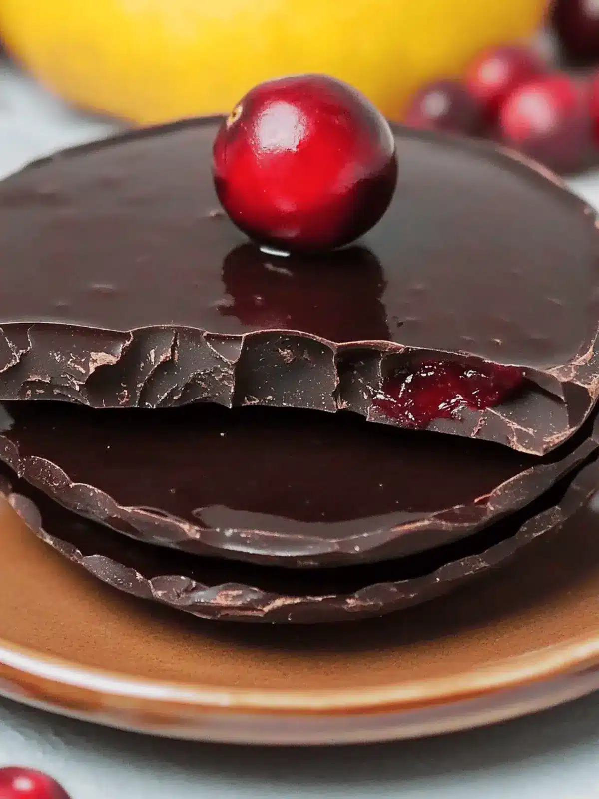 Chocolate Covered Cranberry Sauce Bites for Festive Treats 3 Chocolate Covered Cranberry Sauce