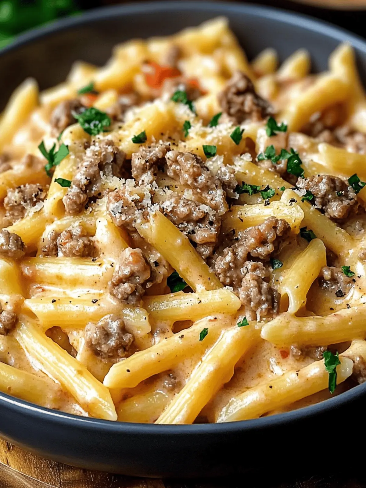 Creamy Beef Pasta